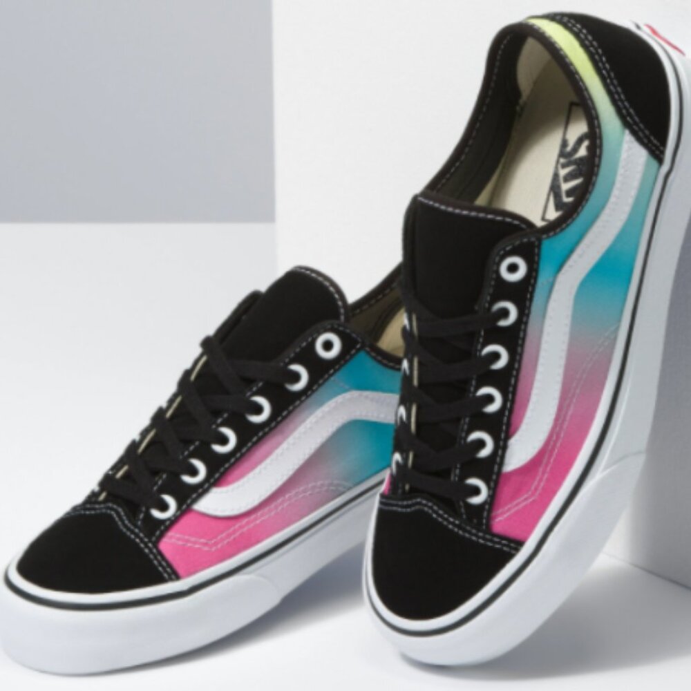 Vans Style 36 Ombre Pink and Blue Lace Up Sneakers BRAND NEW